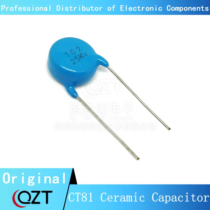 5pcs/lot 10KV 15KV 20KV 25KV 30KV 40KV 50KV 101 102 103 221 222 331 332 471 472 501 CT81 High Voltage Ceramic capacitor