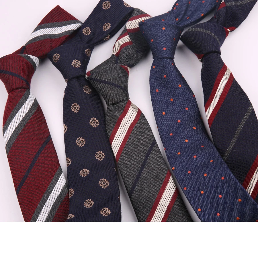 

6cm Business Tie for Mens Adjustable Striped Neckties Female Skinny Tie for Wedding Bowtie Cravat Corbatas