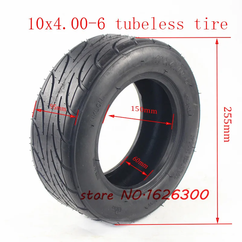 6 Inch 10x4.006 Inch Tire Atv Motorcycle Bike Snow Plow Tires 10*4.00