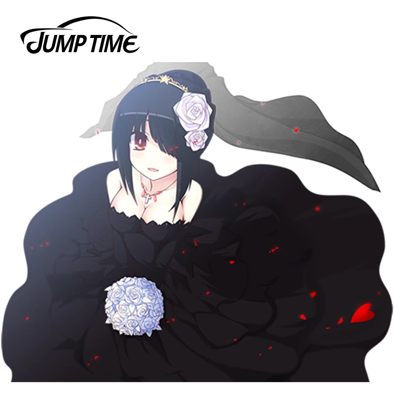 JumpTime 13cm x 10.5cm Sexy Lady Girl Car Sticker Tokisaki Kurumi Render Beauty Stickers Decal Anime Graphic | Автомобили и