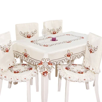 

European style embroidered tablecloths cushions pastoral style tablecloths coffee table cloth tablecloth embroidery cover towel