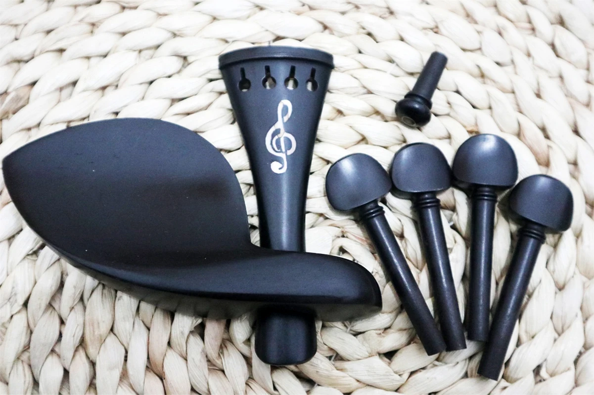violino acessórios peças acessórios queixo resto estacas tailpiece enpin 4 4