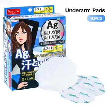 

40pcs=20pairs Underarm Ultrathin Absorbent Pads Summer Disposable Armpit Sweat Pad Anti Perspiration Body Cleaning Dry Pads