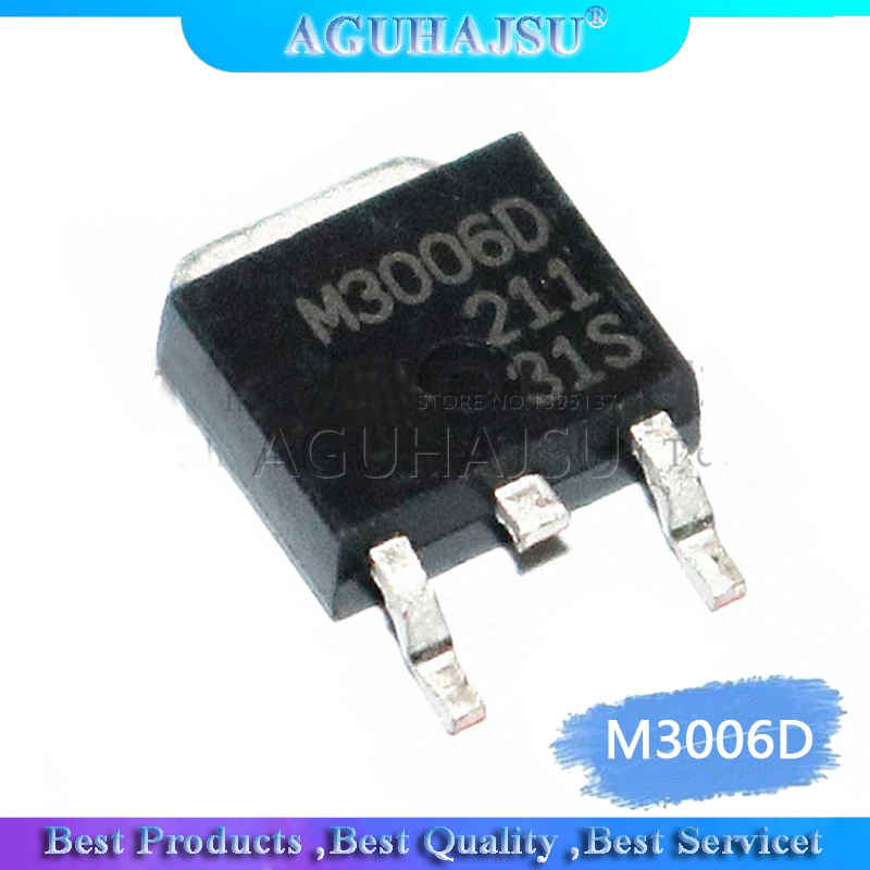 10 шт. M3006D QM3006D полевой транзистор с эффектом N-Channel 30V 80A пластырь molewei TO-252 |