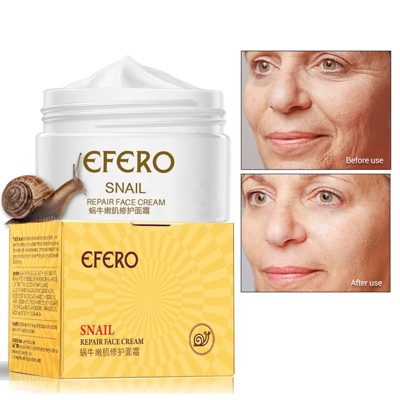 Улитка/шесть пептидов для лица увлажняющий отбеливающий крем Repair Snail Cream Frming против старения против морщин крем для ухода за кожей