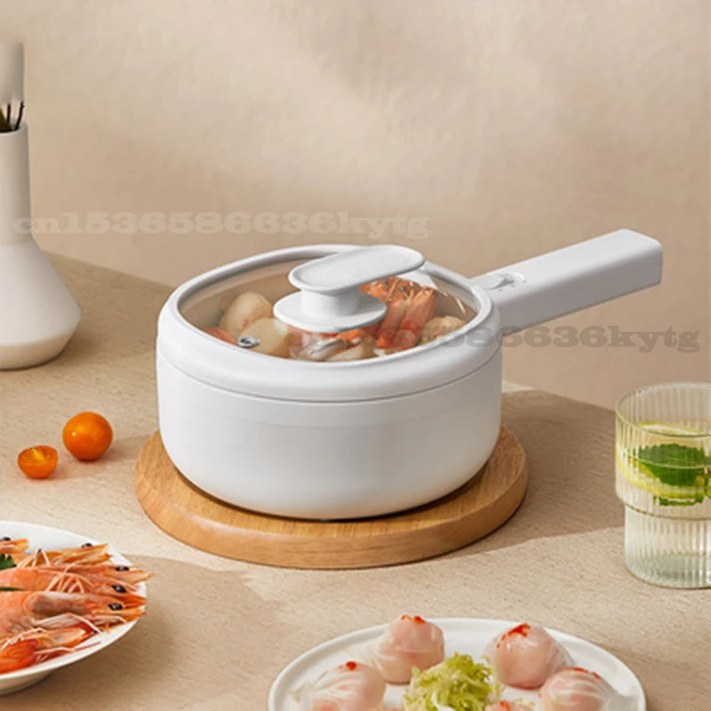 

Multifunction Electric Skillet MIni Hotpot Noodles Rice Cooker Pancake Eggs Frying Pan Food Steamer Soup Stew Cooking Pot Heater