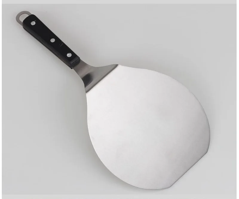 Pizza Movable Shovel Cooking Kitchen Tools Round Stainless Steel Cake Pizza Transfer Shovel Household Pizza Movable Shovel