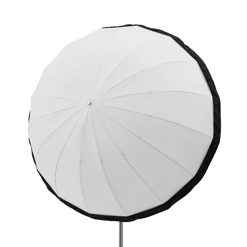 고독스 UB-165D 165cm 화이트 파라볼릭 반사 투명 소프트 우산 스튜디오 라이트 우산 블랙 실버 디퓨저 커버 포함