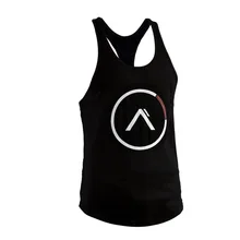 Мужская майка для бега без рукавов из чистого хлопка I-shaped для фитнеса AliExpress поколение жира