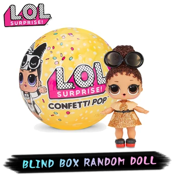 

Original L.O.L. Surprise 3rd Confetti Pop Mini Dolls Toys and Lil Sister Different Surprise Accessories Collection Kid Toys