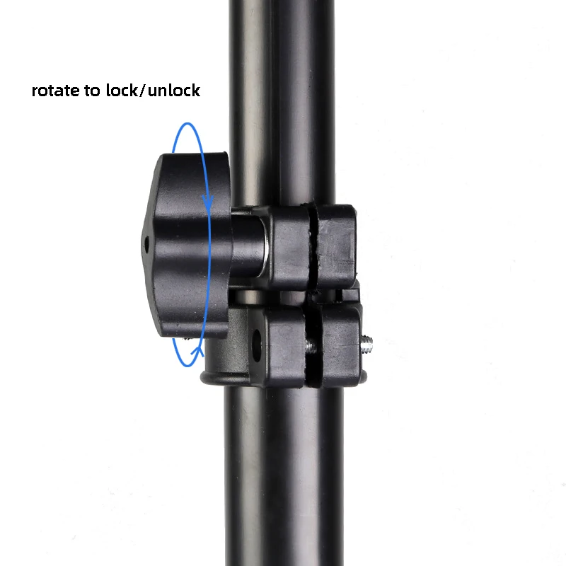  49cm-190cm Foldable Aluminum Stands Tripod with 1/4inch Screw for Camera LED Flash Lamp Photography