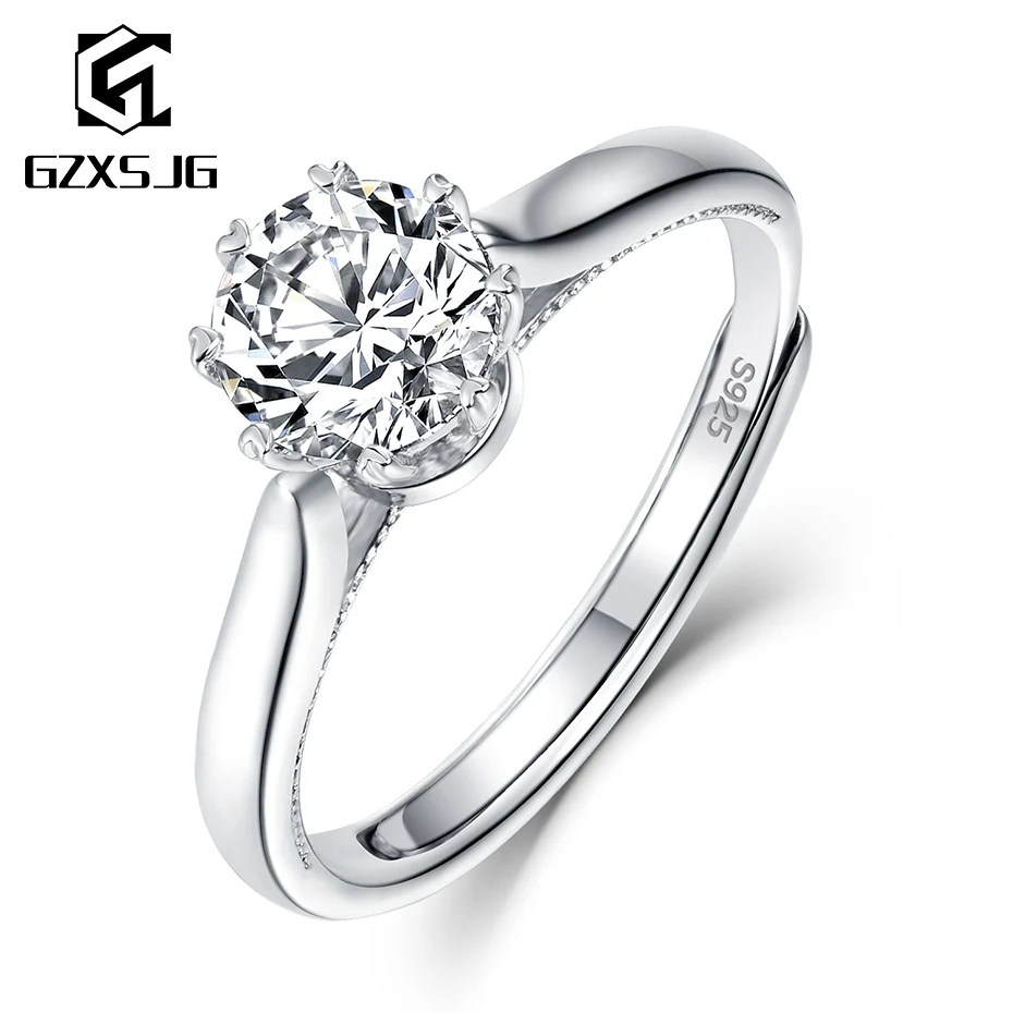 ORSA JEWELS 925 пробы Серебряное кольцо AAA кубический цирконий предложение для свадьбы обручальные кольца ювелирные изделия для женщин OSR116