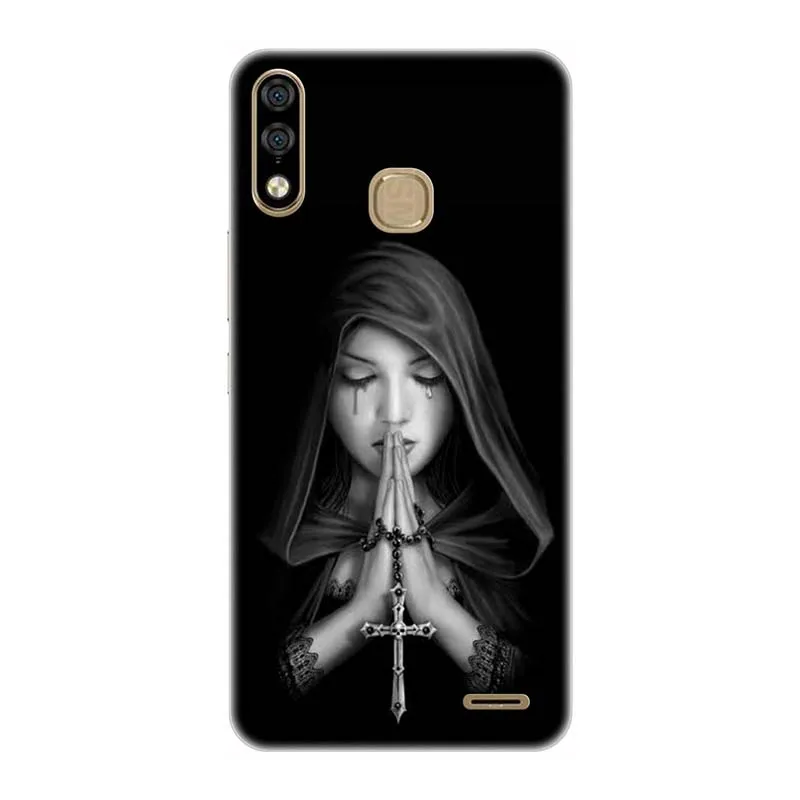 A295 Чехол из термополиуретана и поликарбоната для Tecno Spark 3 Pro KB8/Spark3 KB7 6," чехол с принтом Роза волк милый чехол-крышка с узорами задняя оболочка Funda Para - Цвет: A295