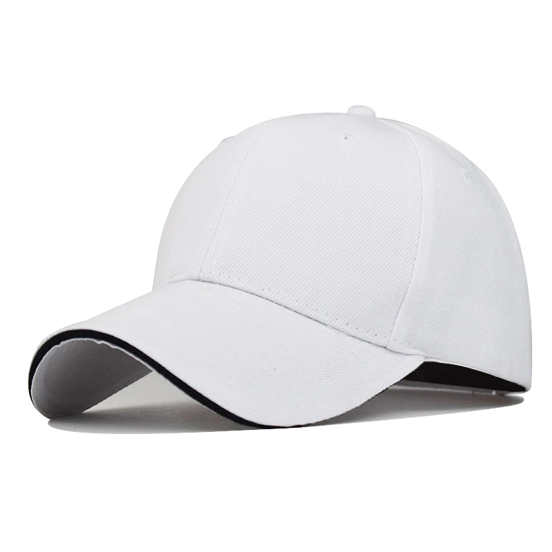Baseball Cap Snapback Hat Polyester Thick Spring Autumn Cap Pure color cap keep warm Hip Hop Fitted Cap For Men Women wholesale 4