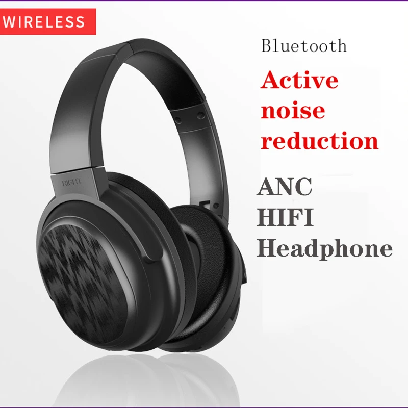 

Portable ANC Noise Reduction Bluetooth Headset Active Noise Cancelling Headphone Gaming Headset Wireless Headset for Smart Phone