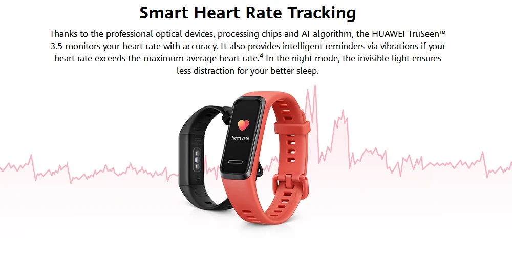 Смарт-часы huawei Band 4, смарт-браслет, музыкальный контроль, пульсометр, монитор здоровья, новые часы с usb-разъемом, зарядка