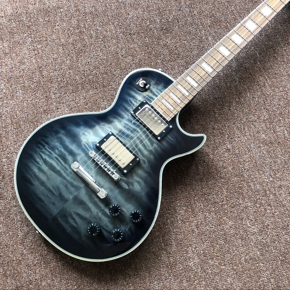 

Custom Electric Guitar,Rosewood fingerboard,flame top 6 stings guitarra,musical instruments