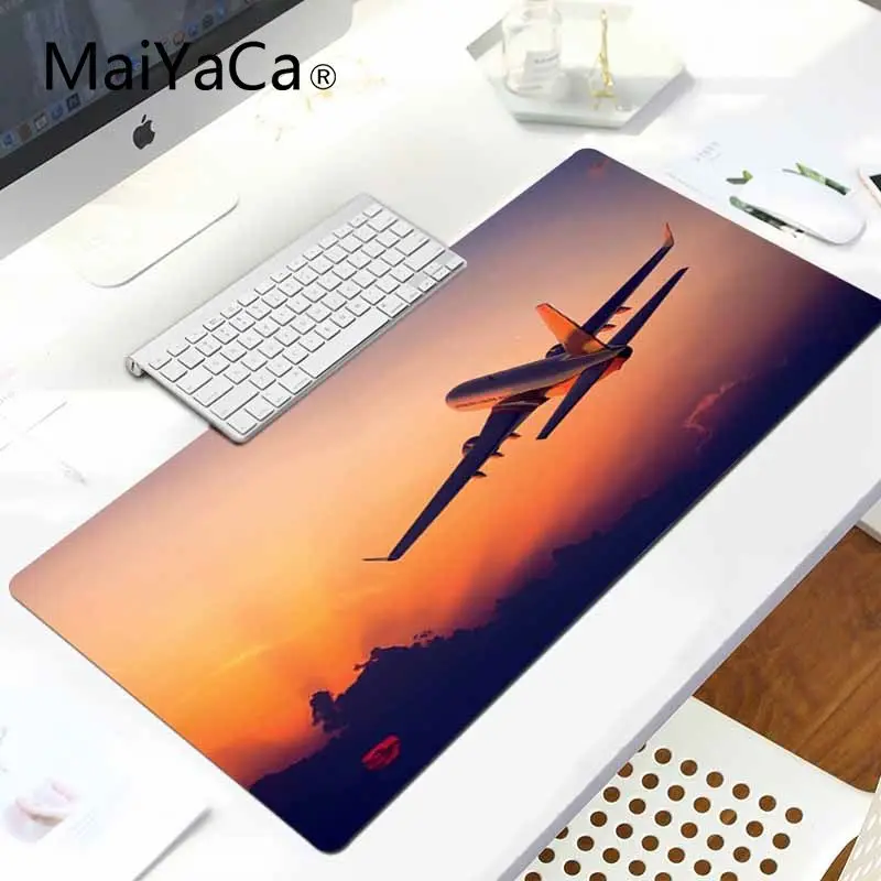 MaiYaCa,, Комфортный коврик для мыши в самолете, игровой коврик для мыши, игровой коврик для ноутбука, коврик для мыши, игровой коврик для мыши