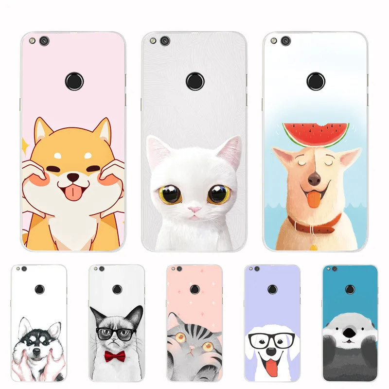 

Soft Silicon Case For Huawei P8 Lite 2017 Protector Back Cover TPU Bumper For Huawei P9 Lite GR3 2017 on Honor 8 Lite 5.2" Shell