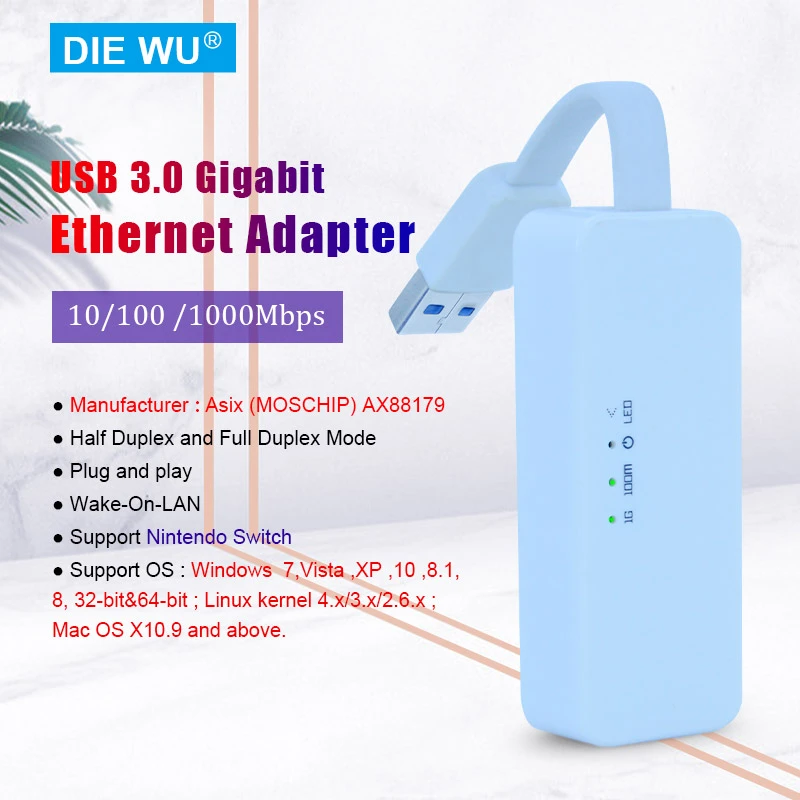 Asix Ax88179 Usb 3.0 To Gigabit Adapter downcfile