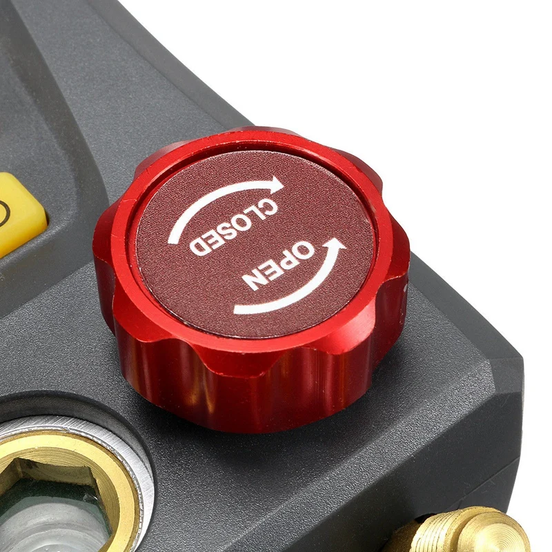 Dy517 цифровой коллектор измерительный Холодильный Тестер давления хавк двухсторонний клапан