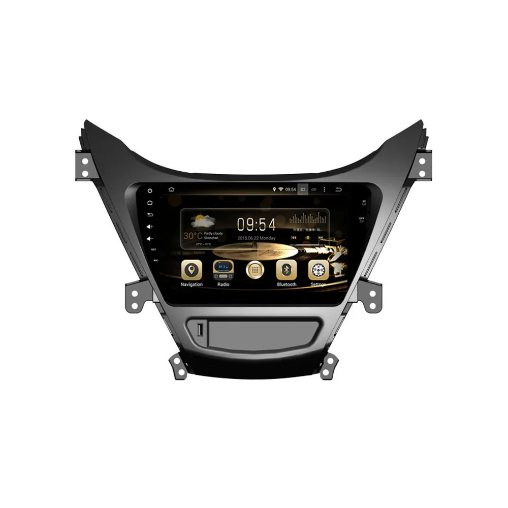 Android 9 0 Восьмиядерный PX6/PX5/PX30 подходит HYUNDAI Elantra 2011-2015 автомобильный dvd-плеер