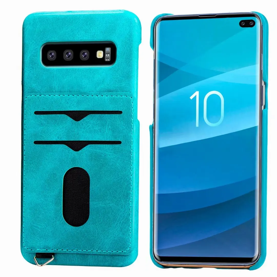 Кожаный чехол для телефона для samsung Galaxy S7 edge S8 S9 PLUS, чехол для кредитных карт, фиксированный фото, Note8 9 note10 Pro S10 e PLUS