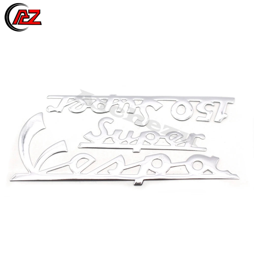 ACZ Motorcycle 3D Emblem Stickers Decal For PIAGGIO Vespa LX150 150 Super Sticker