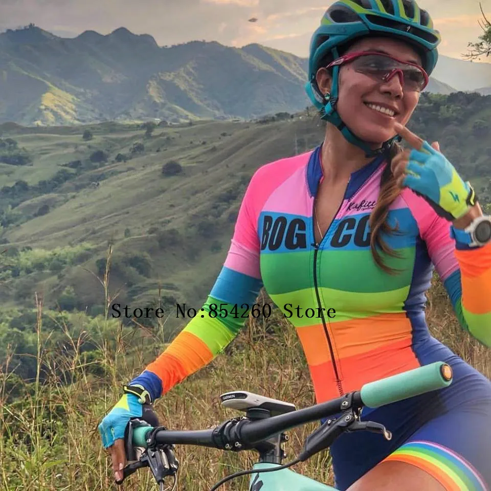 Pro Team триатлон костюм женский Велоспорт с длинным рукавом Джерси Skinsuit комбинезон Майо Велоспорт Ropa ciclismo набор гель