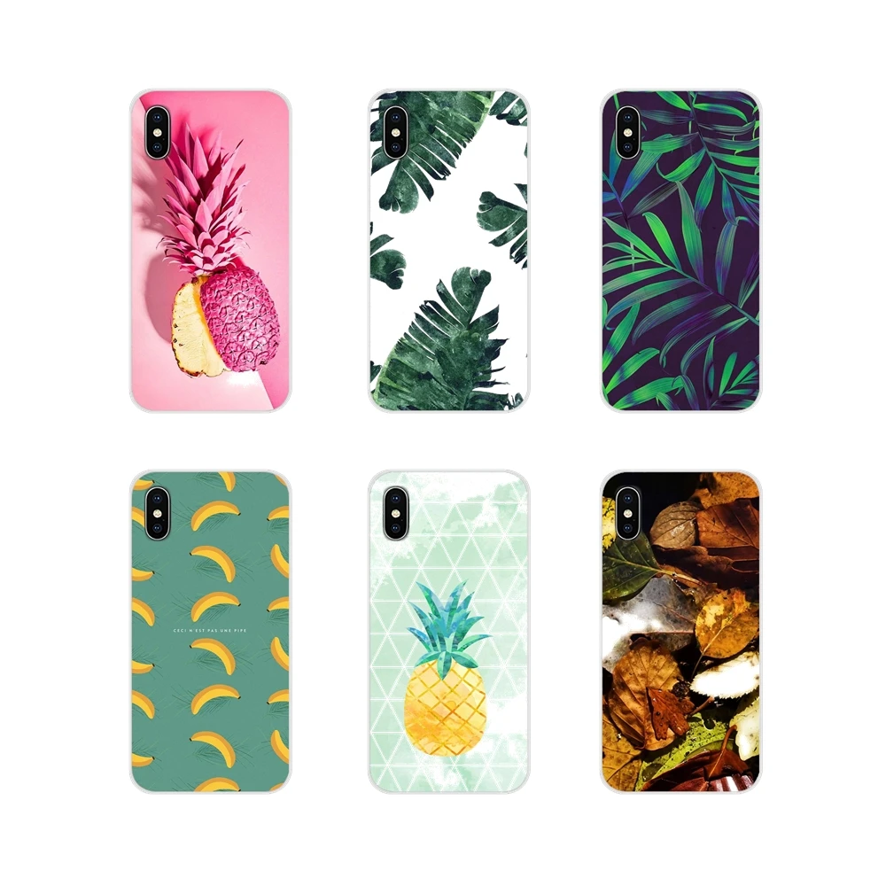 

Pineapple Banana Leaves For LG G3 G4 Mini G5 G6 G7 Q6 Q7 Q8 Q9 V10 V20 V30 X Power 2 3 K10 K4 K8 2017 Silicone Phone Shell Cover