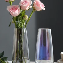 Прямые продажи, светильник, роскошное украшение для стеклянной вазы, Современная гостиная, прозрачная ваза для водной культуры, креативное украшение стола