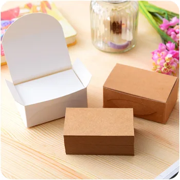 Simple Style Blank Page Memo Pad Writing Kraft Paper Business Paper Creative Message Cards Stationery School Office Supplies