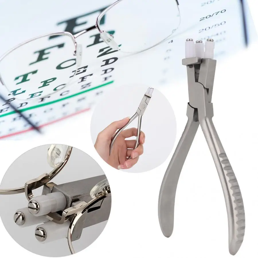 

Stainless Steel Trigeminal Glasses Plier Adjust Lens Curvature High Hardness Eyeglasses Glasses Frame Repair Tool Accessories a