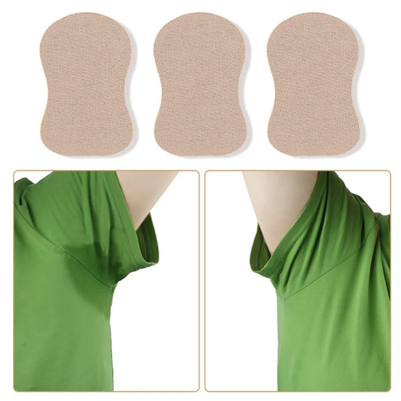 Underarm Sweat Pads Clothing T-Shirt Anti Sweat Armpit Absorbent Pads Summer Deodorants Armpit Absorbent Pad Sticker Random
