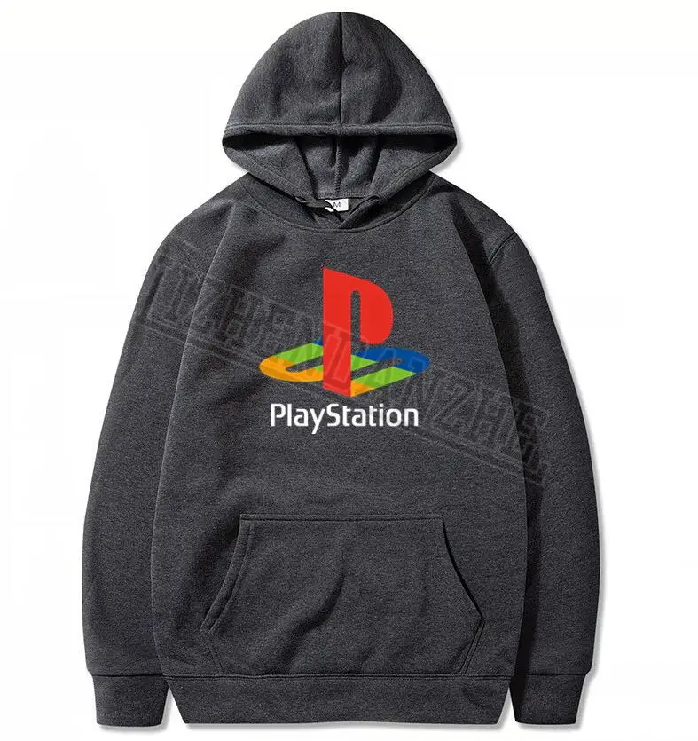 Толстовки PS с капюшоном для игровой приставки Xbox Мужская Уличная одежда в стиле