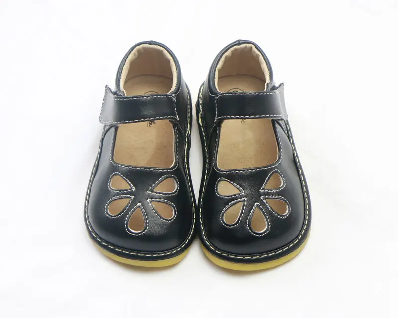 MERABLLE New Arrival Cute 1-3 Years Old Girls Baby Shoes with sound Soft Toddles Mary Jane First Walker Kids Sandals Casual