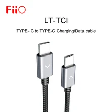 Fiio LT-TC1 tipo-c para tipo-c cabo de dados de carregamento para m15/m11/m5/m6/btr5/btr3 música mp3 player amplificador