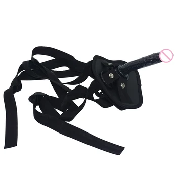 Crystal Dildos Artificial Realistic Penis Adult Sex Toys for Women Lesbian Vagina Anal Stimulator Strap On Dildos and Harness 6