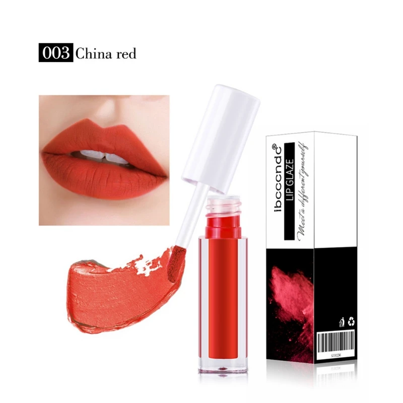 Waterproof Matte Velvet Lip Glaze Long-Lasting Moisturizing Pipe Non-stick Cup Lip Gloss Cosmetic