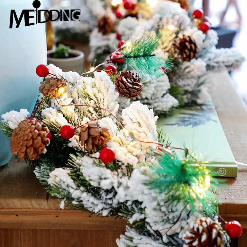 

2mLED light Christmas 20light String Pine Cones bell Christmas tree decoration Fairy lights Happy New Year Xmas Navidad for home
