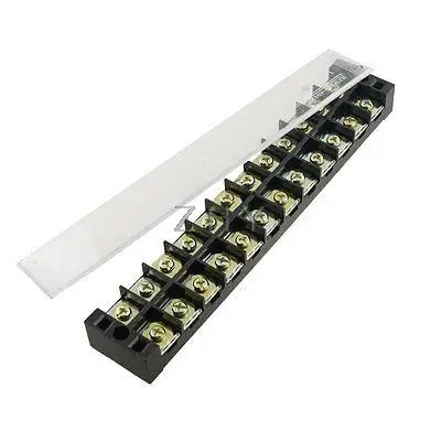 

45A Plastic Housing 12 Position Wire Connector Barrier Terminal Block