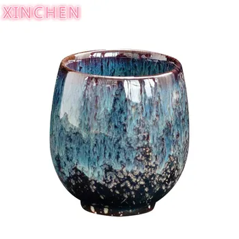 

XINCHEN 2020 Big Size Ceramic Tea Cup Kiln Change Porcelain Mug TeaCup Home Kungfu Tea Bowl