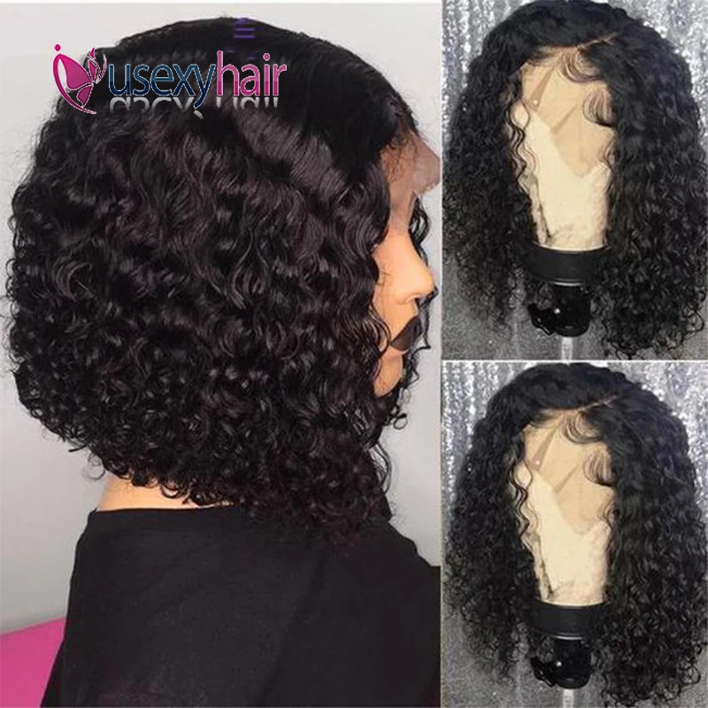 Kinky-Curly-Lace-Front-Human-Hair-Wigs-With-Baby-Hair-Brazilian-Remy-Hair-Short-Bob-Wigs (4)