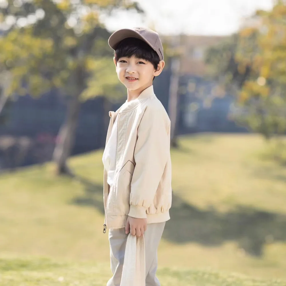 

Men's Children Lines Coat Double Color Quality Casual Coat Spring Case inside Long Sleeve Zip-up Shirt