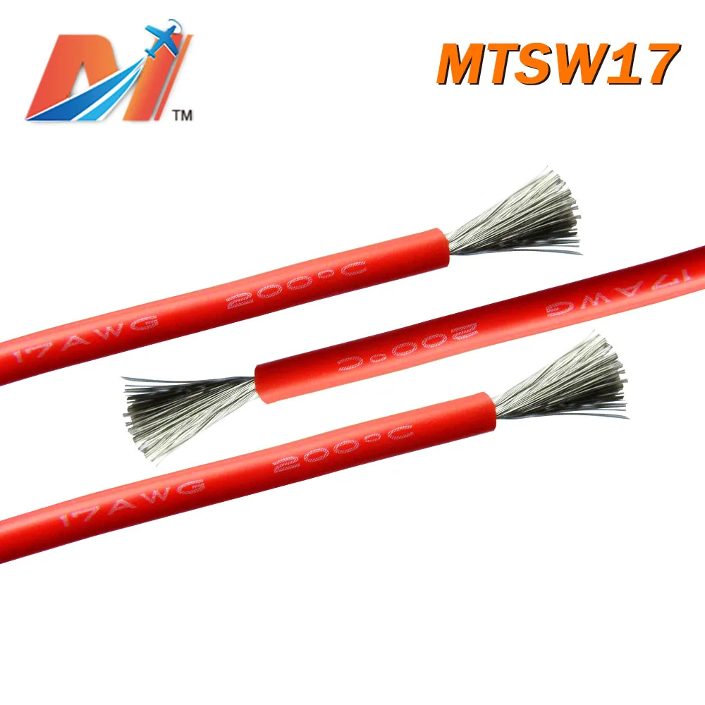 Maytech Clearance Sale(1meter) power silicon wire AWG18 RED COLOR