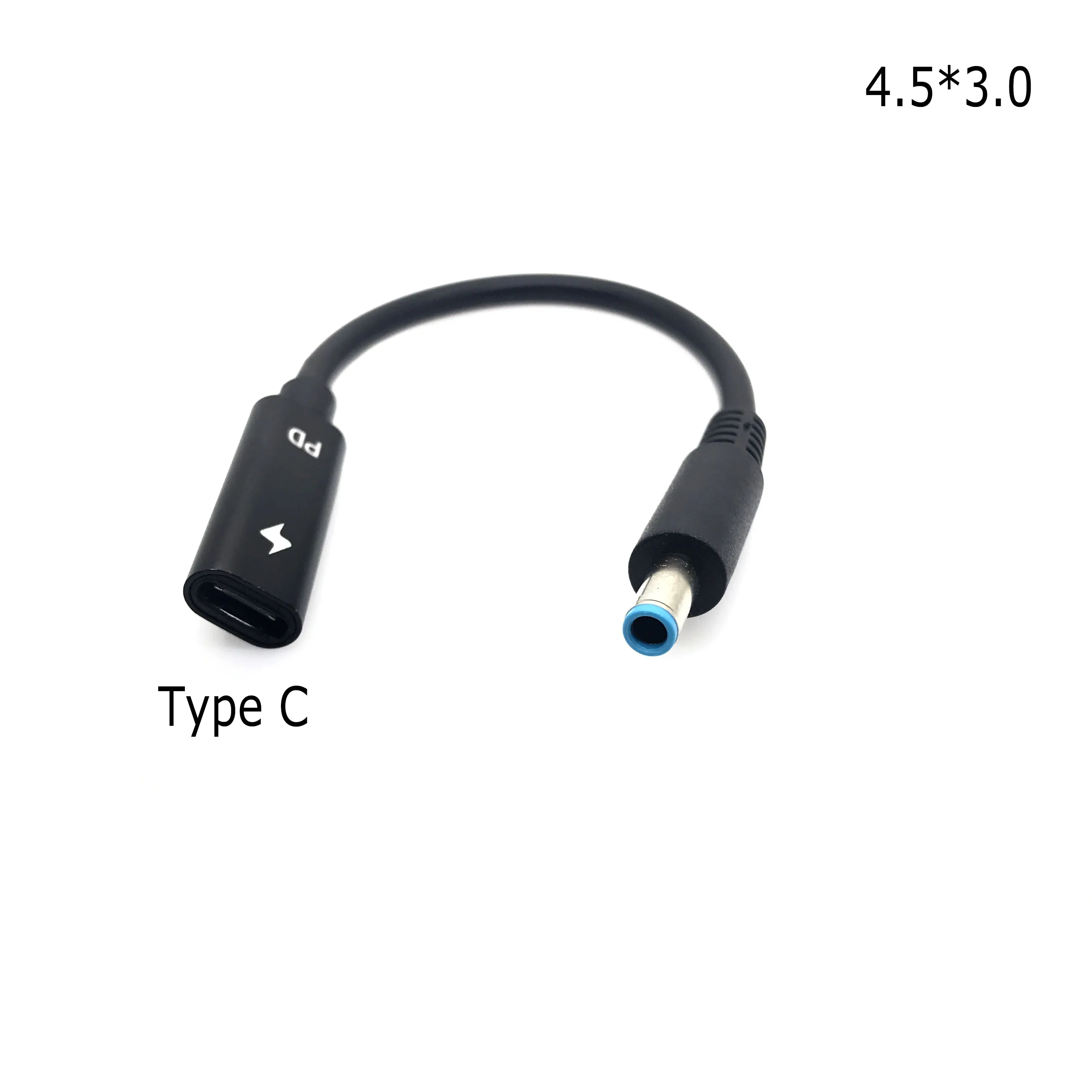 4530 for hp Type-C мама до 5521 папа 5525 40135 HP4506 папа для lenovo Dell 7,9 мм кабель адаптер питания с PD чип для ноутбука Asus - Цвет: 4530 for hp