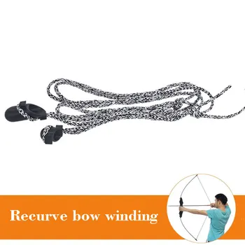 

Crossbow Rope Strong 208cm Black Gray Arrow Accessories Pantograph Fittings Archery Outdoor Gadgets Bowstring Bow Aid Device