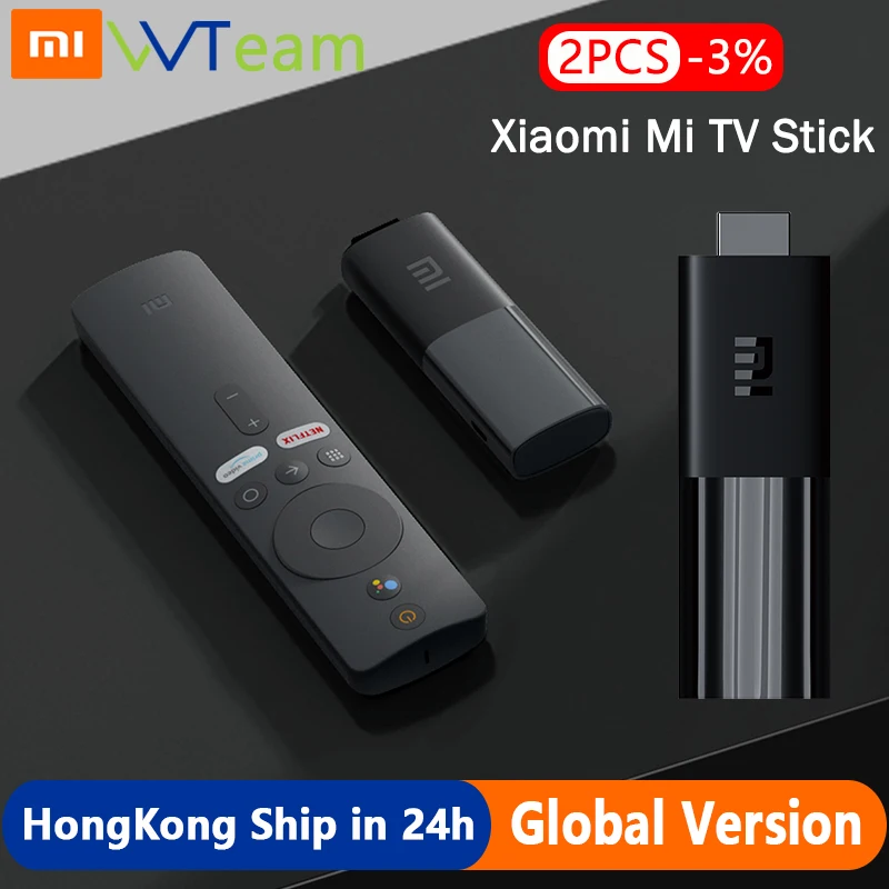Глобальная версия Xiaomi TV Stick Android 9 0 HDMI потоковый медиа проигрыватель 1Гб RAM 8Гб ROM с