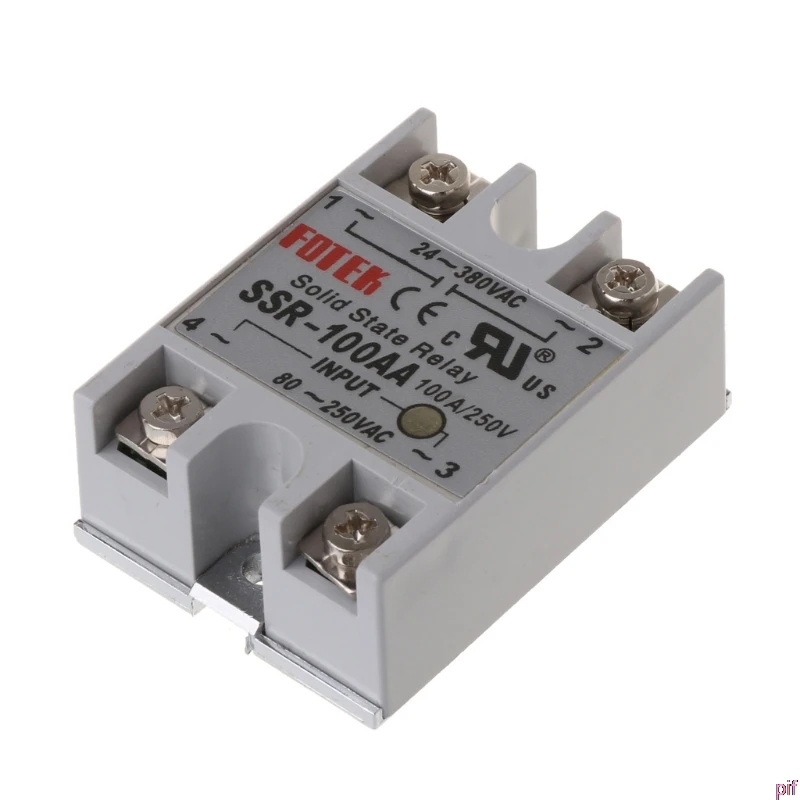 

24V-380V SSR-100AA 100A AC-AC Solid State Relay Module Temperature Controller