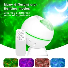 

3-Modes Projector Night Projection Lamp Car-mounted Household Voice-control Present Atmosphere Lamps for Music Party